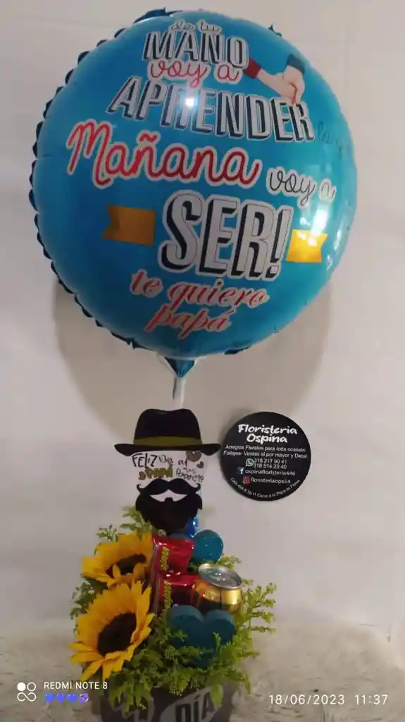 Girasoles Y Cerveza Para Papá
