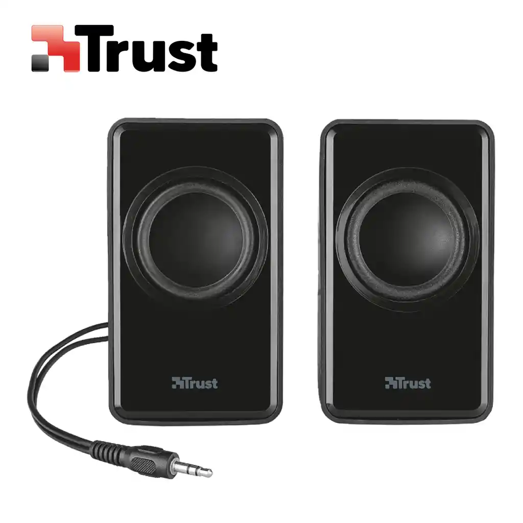 Parlantes 2.1 Trust Avora, Usb Subwoofer Set Diseño Compacto