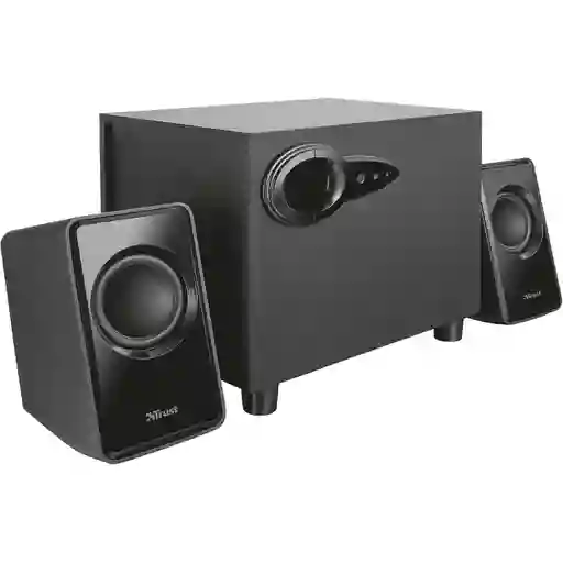 Parlantes 2.1 Trust Avora, Usb Subwoofer Set Diseño Compacto