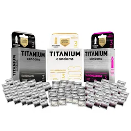 Kit 72 Condones Titanium