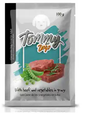 Tommy Pouch Carne Con Vegetales En Salsa 100g