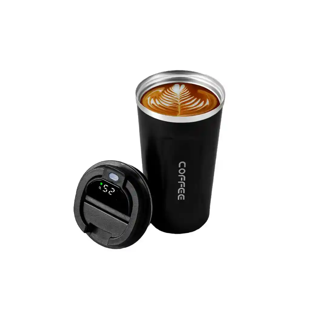 Vaso Termo Termico Digital Para Cafe Acero Inoxidable 510 Ml