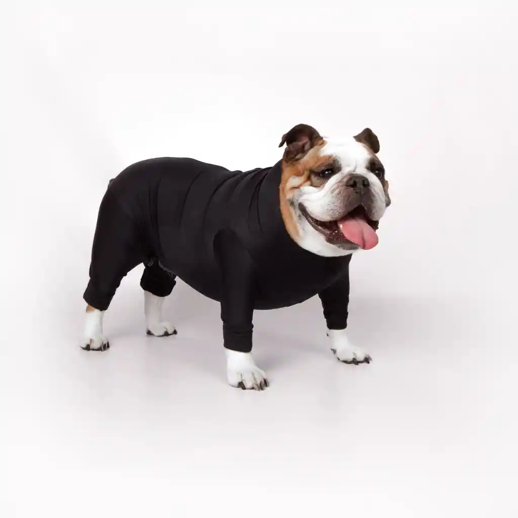 Enterizo Perro Con Mangas Negro Onix Talla Xl