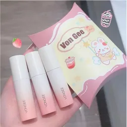 Juego De Labiales Mate X 3 Unidades Maquillaje Para Labios