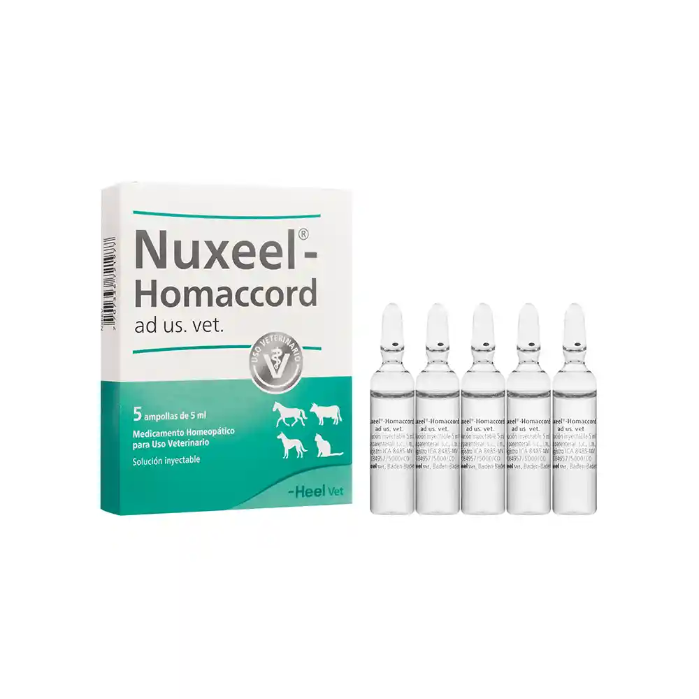 Nuxeel Homaccord Vet Ampolla 5 Ml