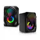 Parlantes Gamer Para Pc Rgb Usb