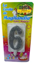 Vela # 6 Plata Vela Magica