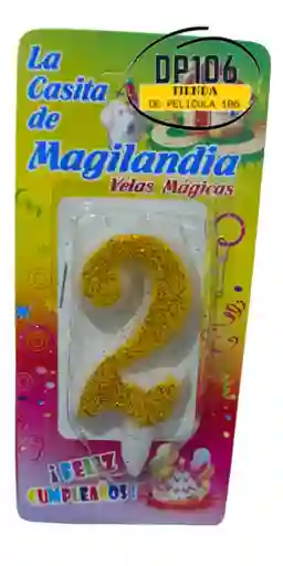 Vela # 2 Dorado Vela Magica