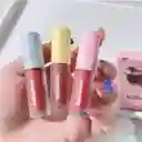 Juego De 3 Mini Labiales Semi Mate Para Labios Maquillaje Kakashow