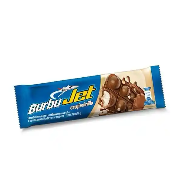 Chocolatina Burbujet Cruji Vainilla Caramelo Grade 50gr