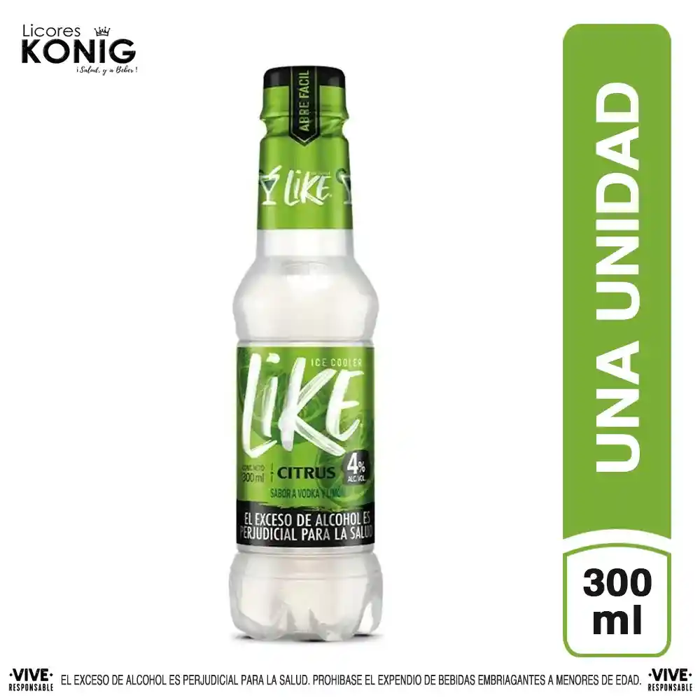 Like Ice Cooler Sabor Vodka Y Limón