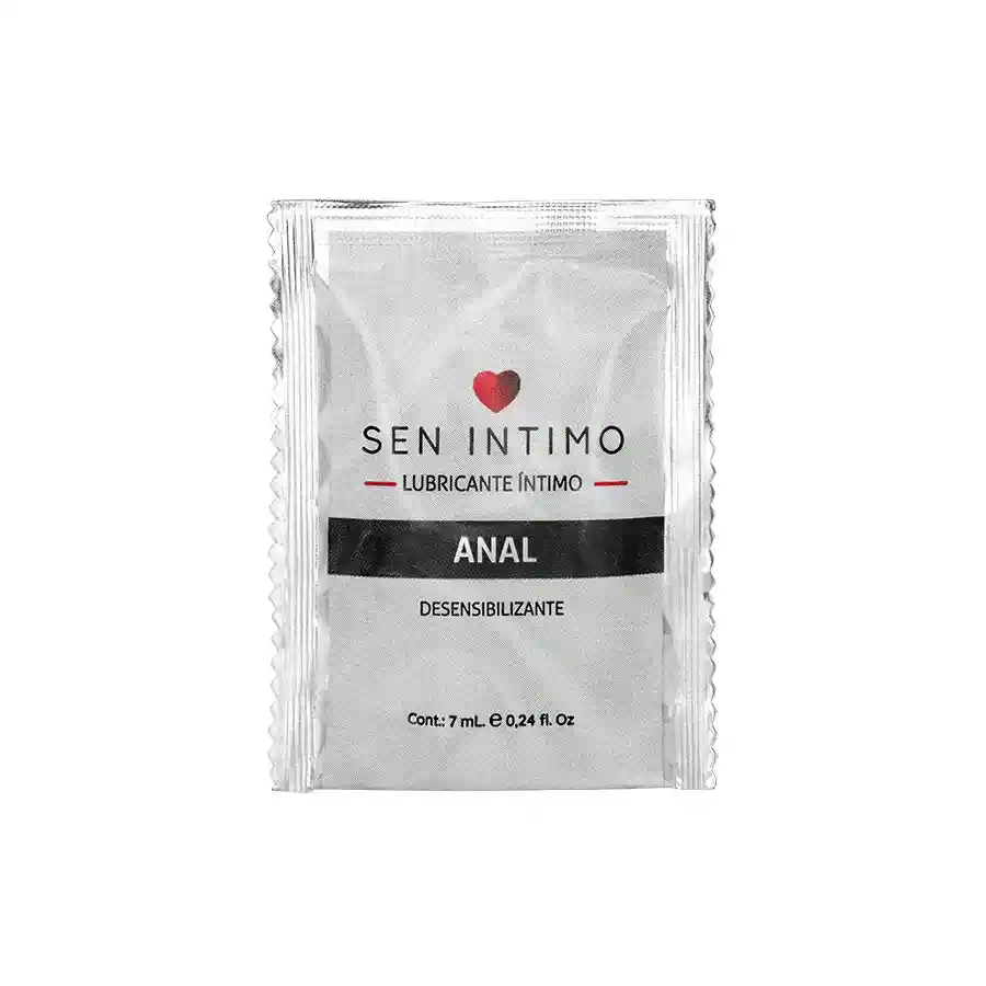 Lubricante Íntimo Anal Desensibilizante En Sachet X 7 Ml By Sen Íntimo