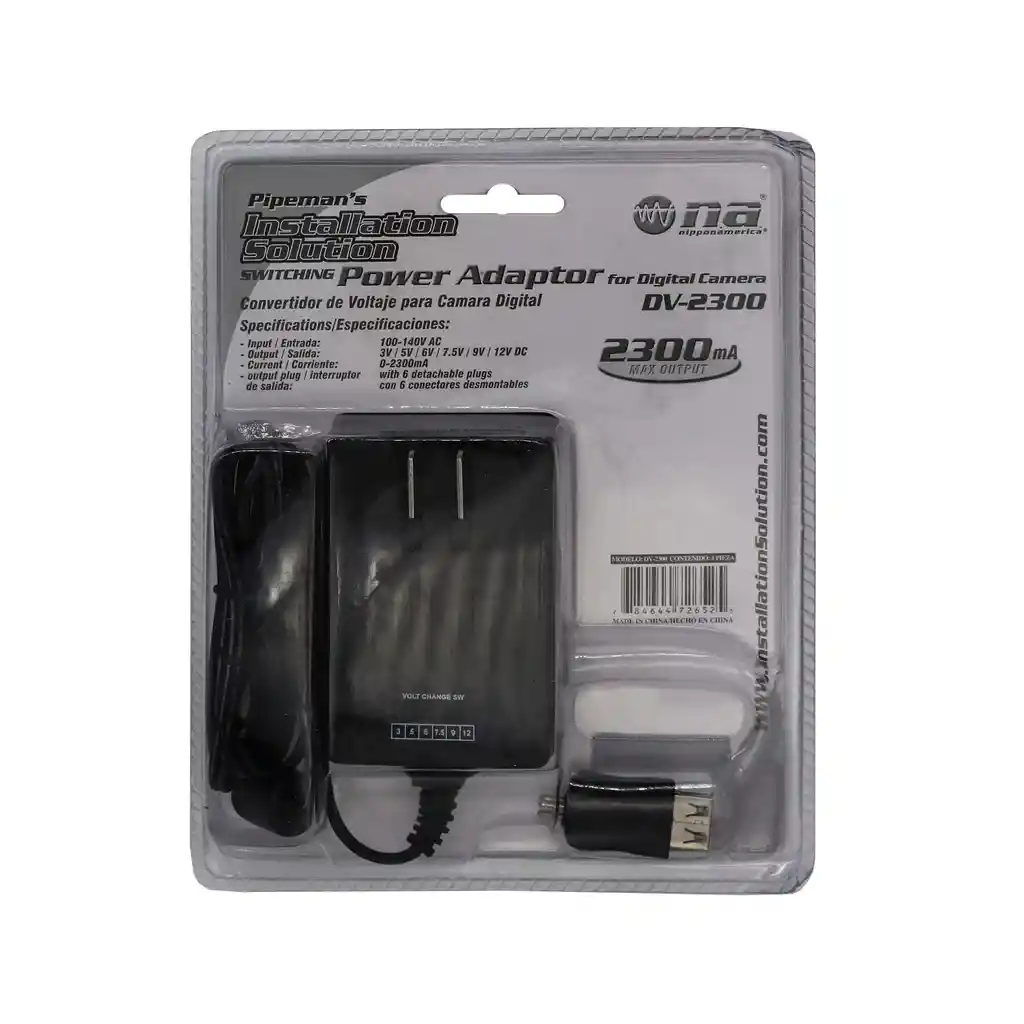 Adaptador Nippon 2.3 Amp Switchin Modelo: Dv-2300