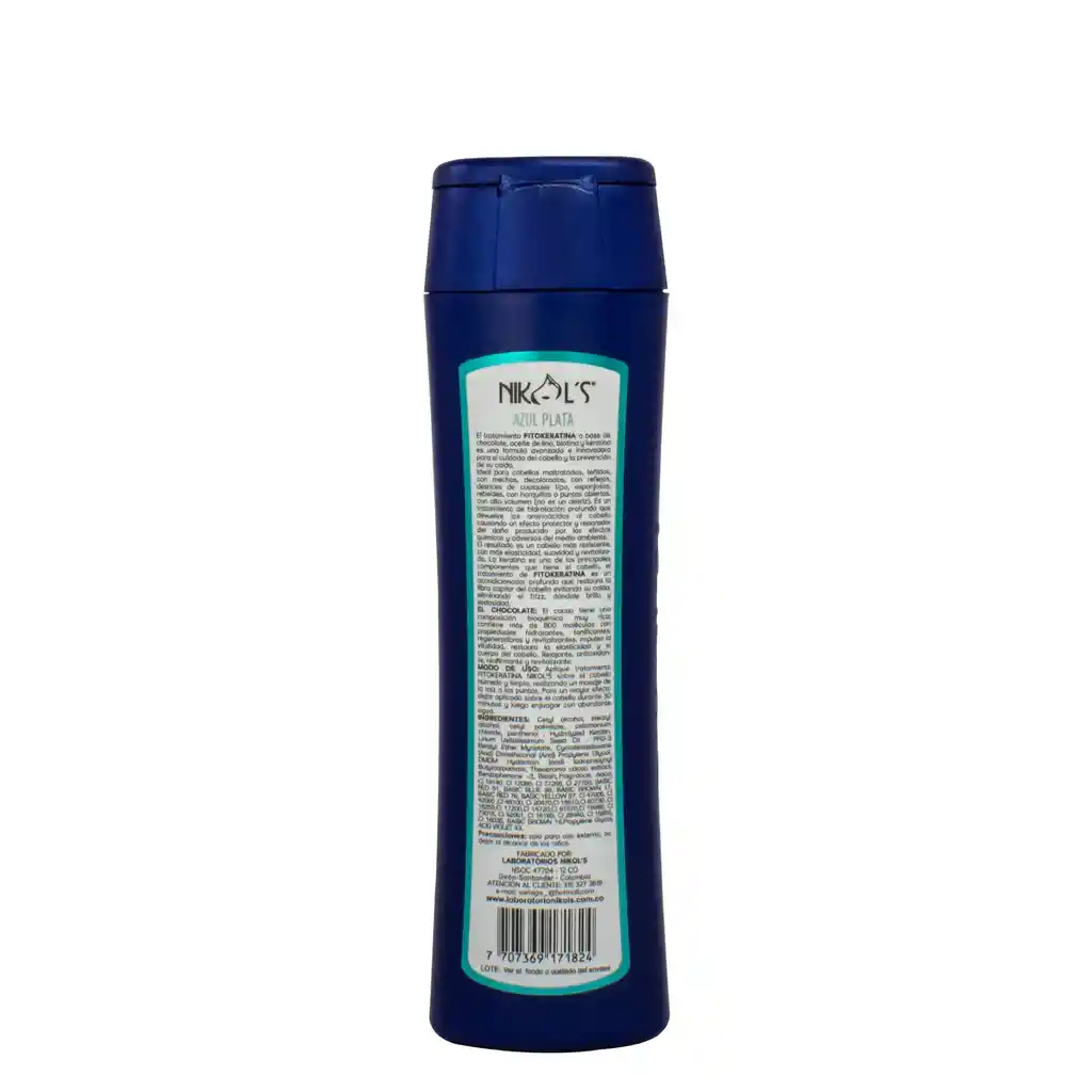 Nikols Tratamiento Fitokeratina Azul Plata 300ml