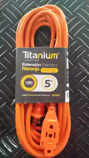 Extensión Eléctrica Naranja 5m