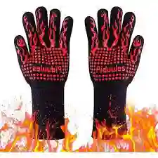 Guantes Barbacoa Anti Quemaduras X Par 800°c