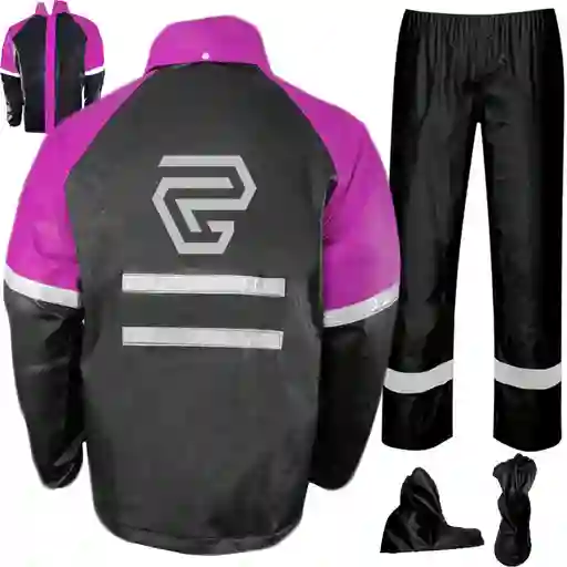 Impermeable Moto Traje Gp Pvc Alto Calibre