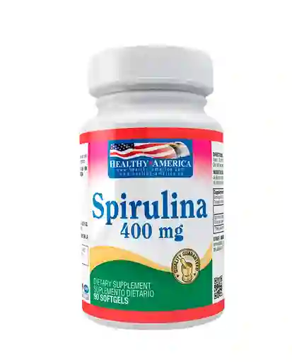 Spirulina 400mg Healthy America 90 Caps