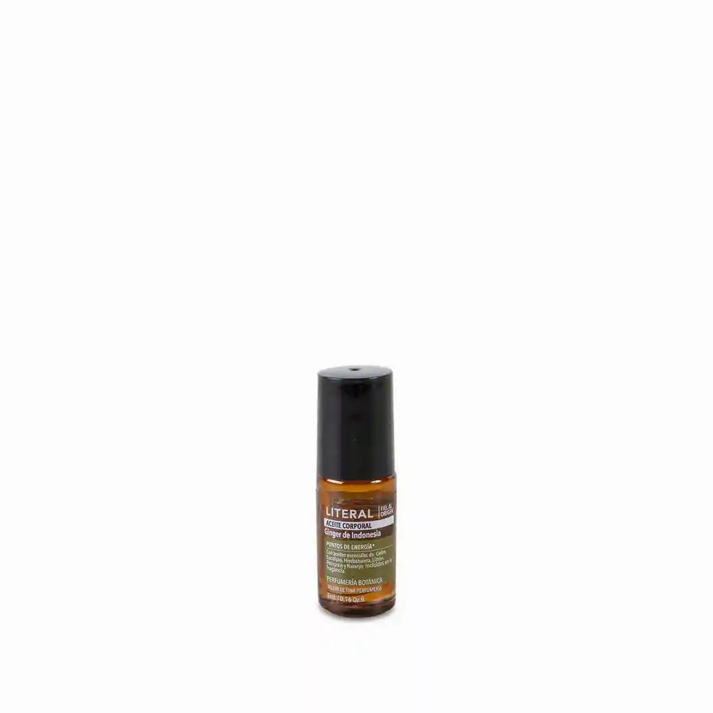 Aceite Corporal Ginger De Indonesia X 5 Ml Literal