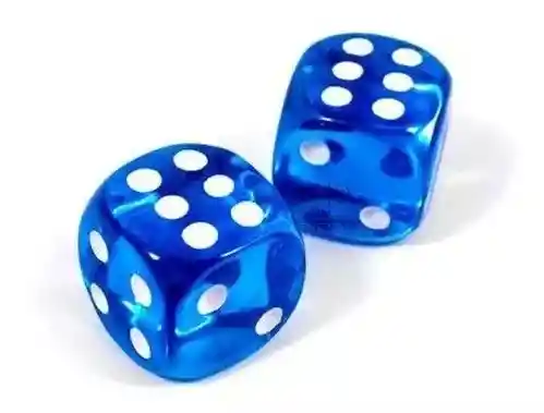 Dados Acrilicos Parques X 10 Pares De Colores Brillantes