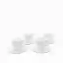 Pocillo Y Plato Julieta 170ml Setx4