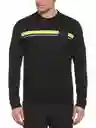 Talla S Mens Golf Print Golf Sweatshirt - Black / S