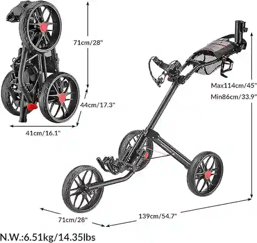 Caddylite 15.3 V2 Black