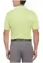 Talla Xl Mens Micro Texture Polo - Daiquiri Green / Xl