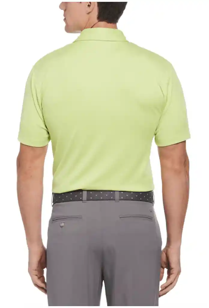 Talla Xl Mens Micro Texture Polo - Daiquiri Green / Xl