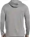 Talla M Mens Crossover Performance Golf Hoodie - Medium Grey Htr / M
