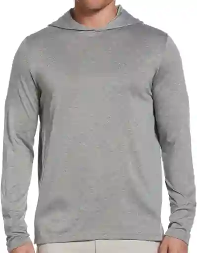 Talla L Mens Crossover Performance Golf Hoodie - Medium Grey Htr / L