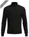 Talla M Mens Callaway X Windstopper Quarter Zipped Sweater - Black Ink / M