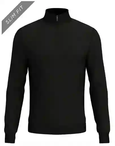 Talla M Mens Callaway X Windstopper Quarter Zipped Sweater - Black Ink / M