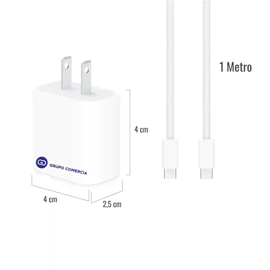 Cargador Para Iphone 15, Pro Y Max 35w Usb - C A Usb - C