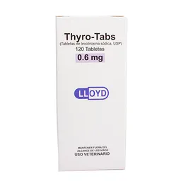 Thyro - Tabs 0.6mg 120 Tabletas