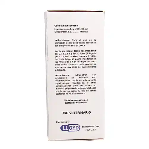 Thyro - Tabs 0.6mg X120 Tabletas