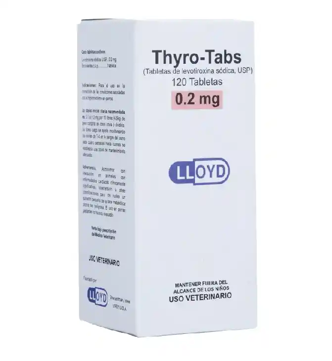 Thyro-tabs 0.2 Mg X 120 Tabletas