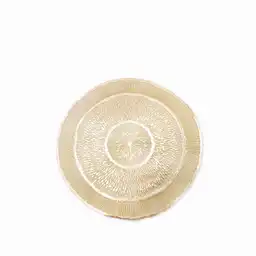 Individual Redondo Tronco Dorado