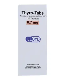 Thyro - Tabs 0.7mg 120 Tabletas