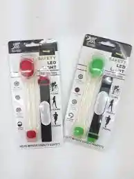 Brazalete Seguridad Luz Led Visibilidad Zapato O Bicicleta
