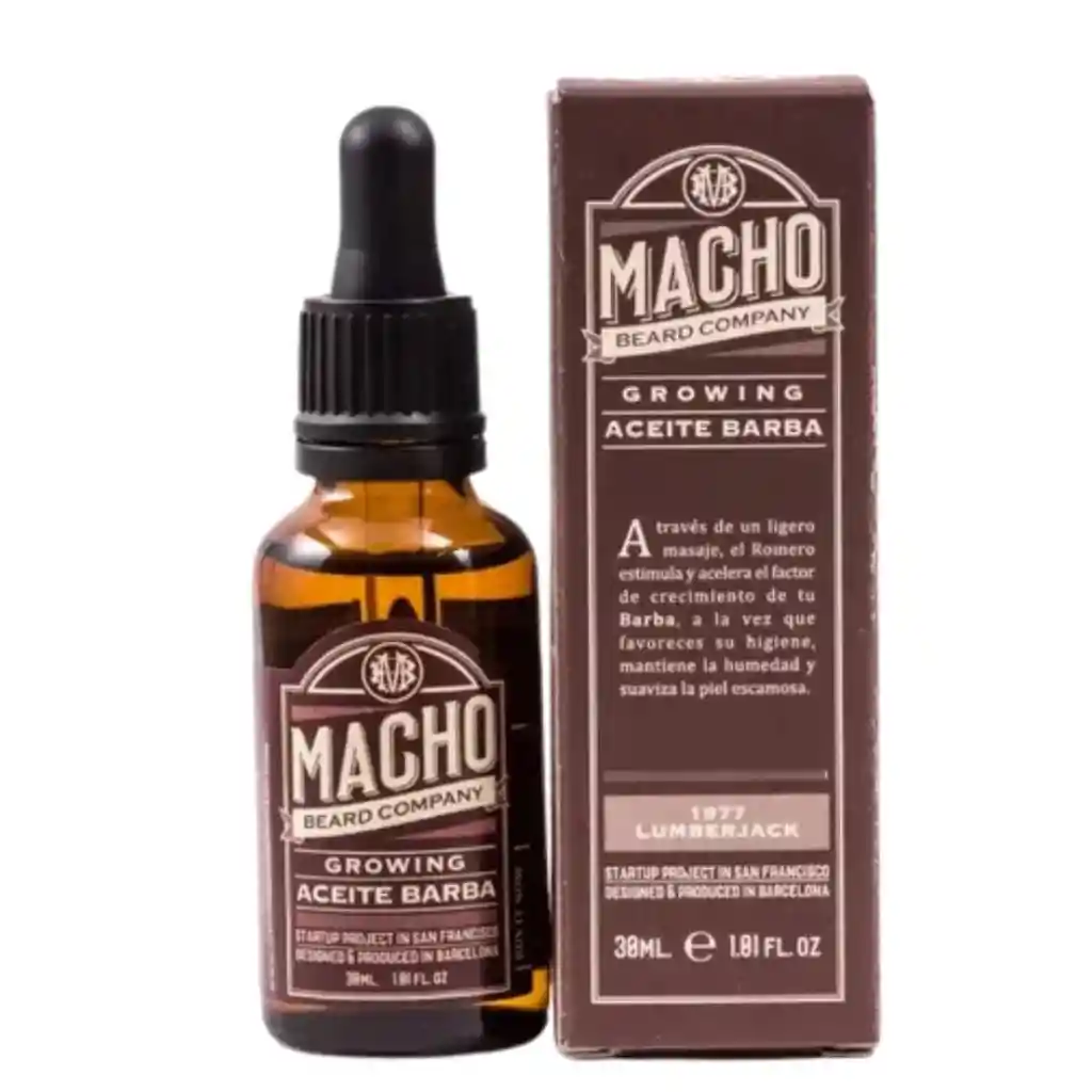 Aceite Hidratante Para Cabello Y Barba Con Romero "macho"