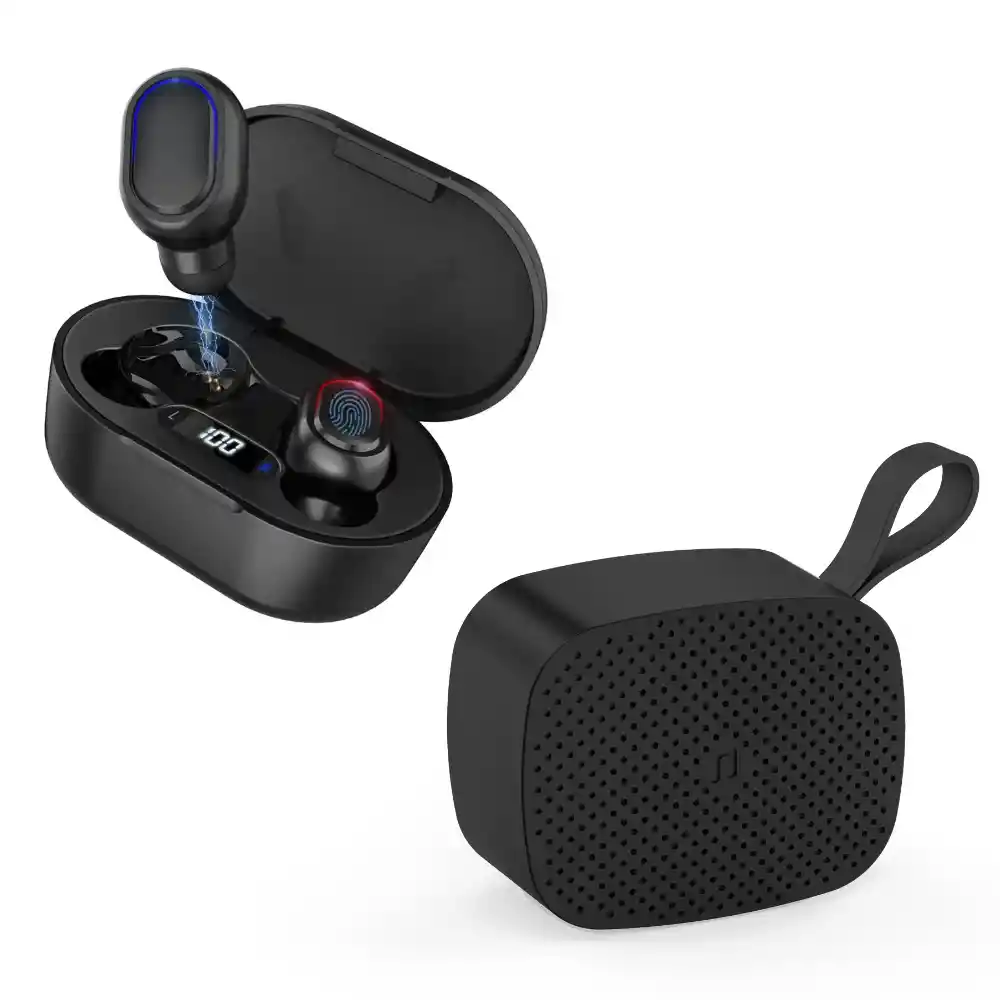 Audifonos Bluetooth 1hora + Parlante Movisun Original