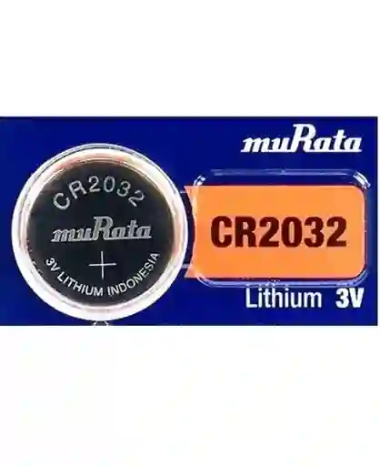 Pila De Reloj Murata Cr2032 Lithium 3v