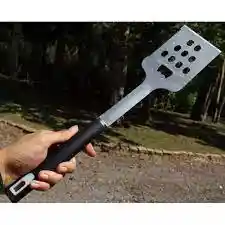 Espatula Asador Acero Inoxidable Borde Dentado Destapador