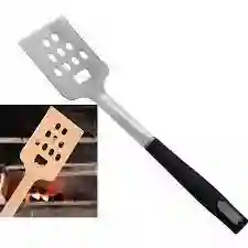 Espatula Asador Acero Inoxidable Borde Dentado Destapador