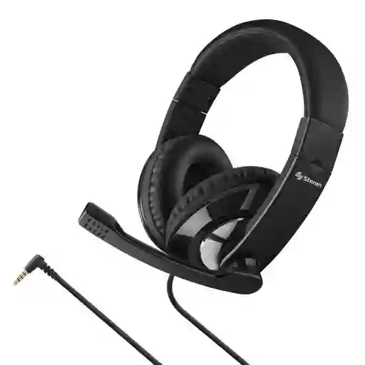 Steren - Audifonos Multimedia 3,5 Mm Negro