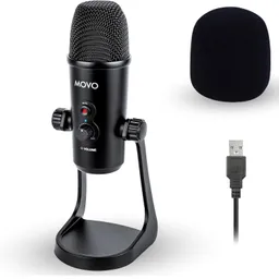 Microfono De Condensador Movo Um700 4 Patrones | Robusto