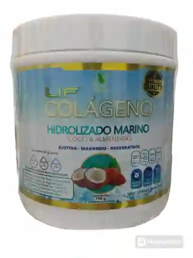 Lif Colageno Hidrolizado Marino Coco Almendras