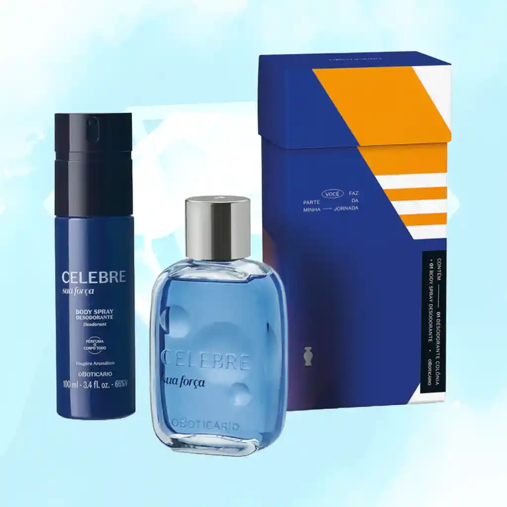 Kit De Regalo Celebre Sf Perfume Y Desodorante Para Hombre