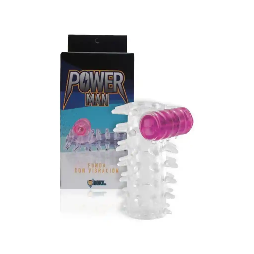 Semi Funda Para El Pene Con Vibración Power Man